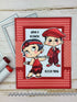 20's Gals Clear Stamp Set
